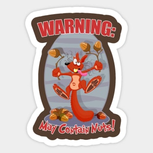 May Contain Nuts Sticker